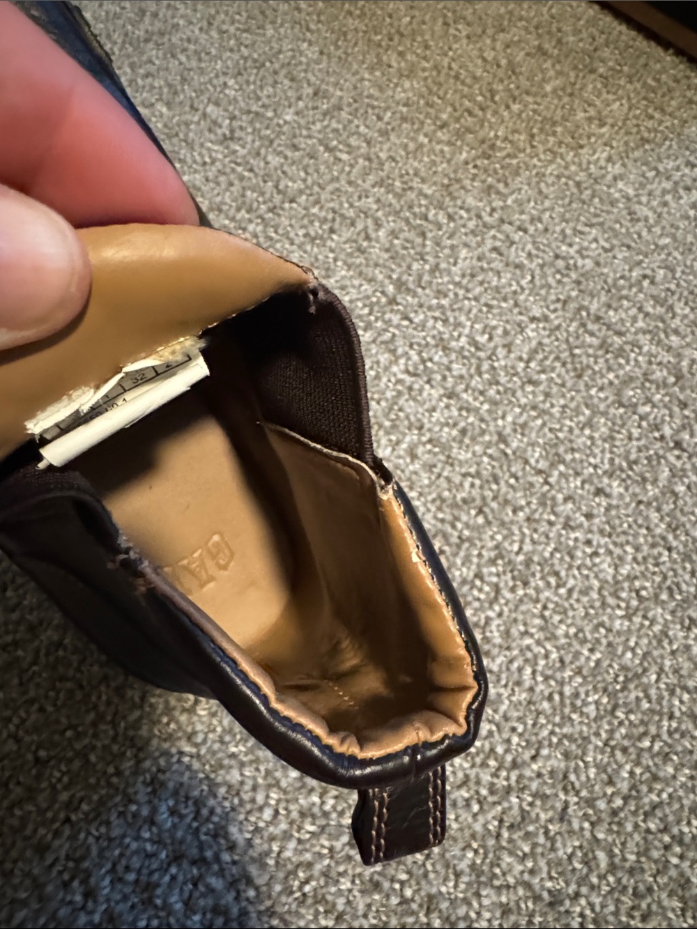 GAP Little Boys Brown Leather Slip-On Chelsea Boots - Picture 14 of 15
